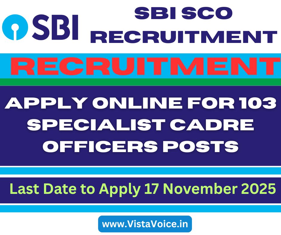 SBI SCO Recruitment