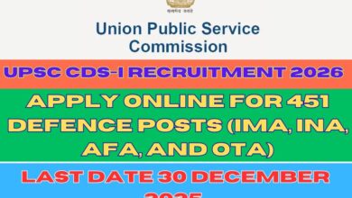 UPSC CDS-I Recruitment