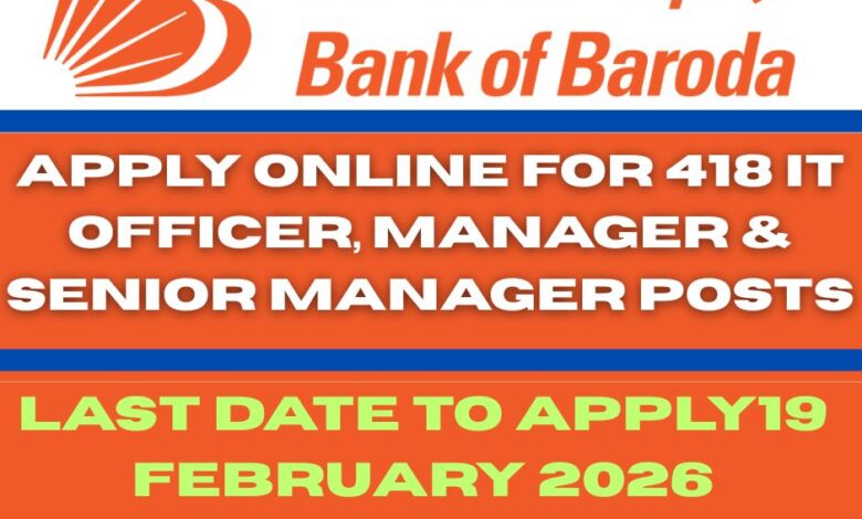 Bank of Baroda Recruitment