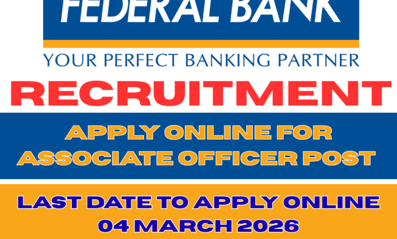 Federal Bank Recruitment
