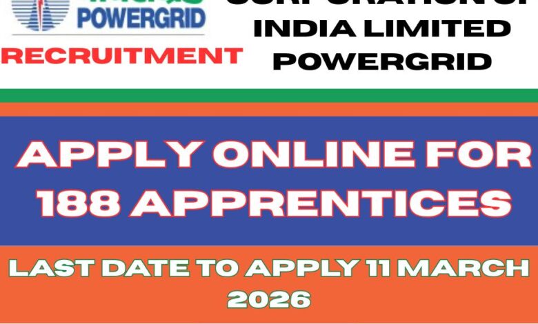 POWERGRID Apprentice Recruitment